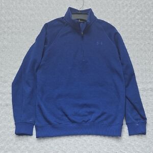 Under Armour Men's Royal Blue Half-Zip Pullover Sweater